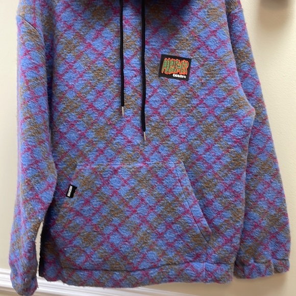 New Men’s Pas De Mer Patterned Fleece Hoodie Sweatshirt!!🔥🔥🔥 - Picture 7 of 14